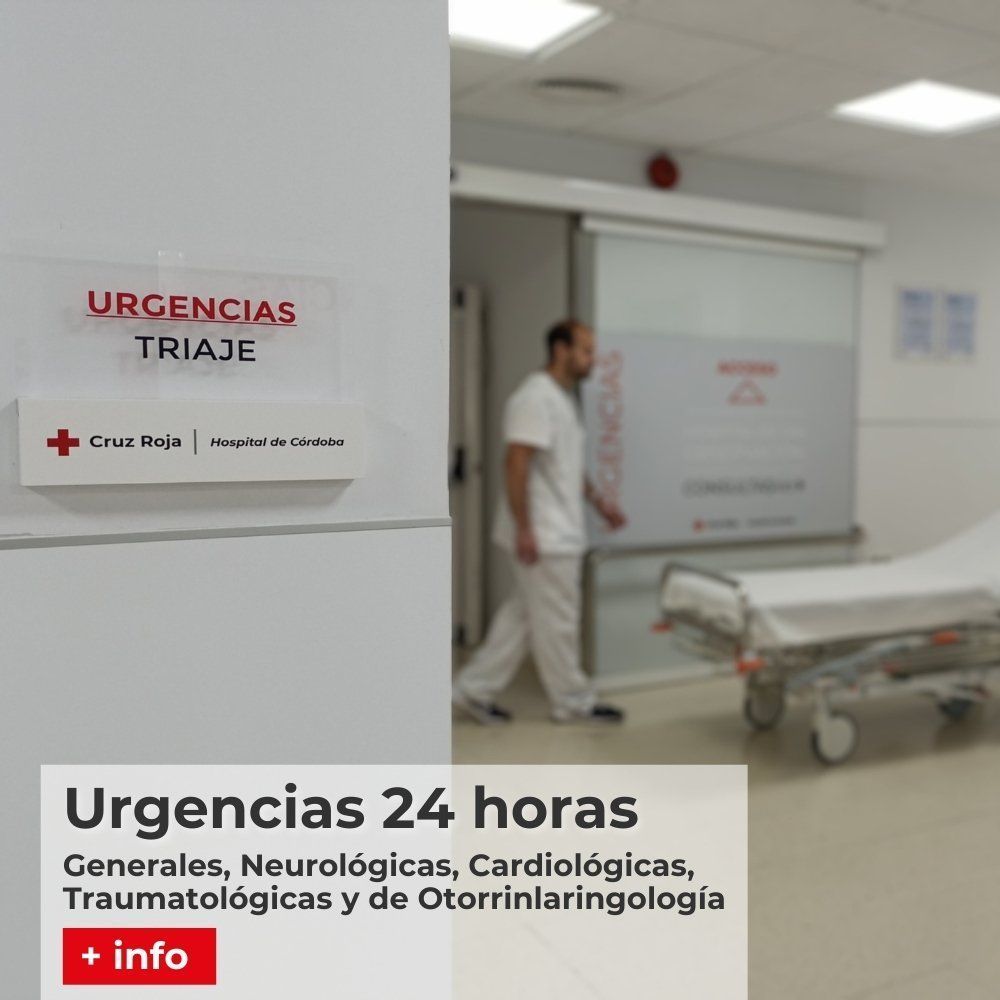 Urgencias 24 horas en Córdoba en Hospital privado Cruz Roja