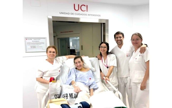 Equipo médico de UCI y Neurorehabilitación del Hospital Cruz Roja Córdoba