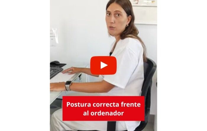 Postura correcta frente al ordenador - Guía fisioterapeuta en Córdoba