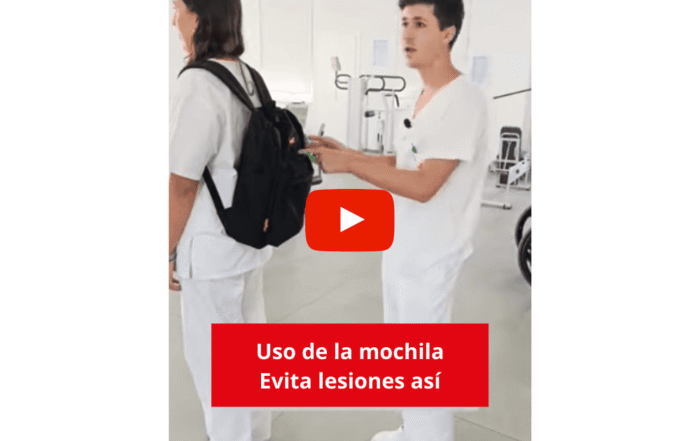 Uso de la mochila para prevenir dolor de espalda- Guía fisioterapeuta