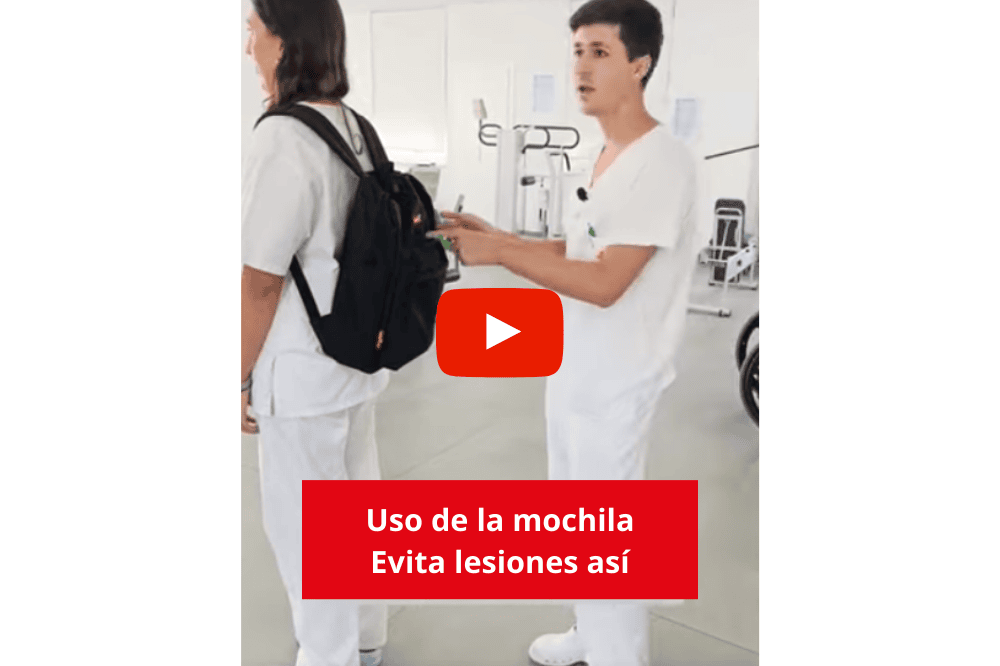 Uso de la mochila para prevenir dolor de espalda- Guía fisioterapeuta