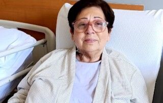 Paciente Cecilia recuperación tras cirugía oncológica en el Hospital Cruz Roja de Córdoba.
